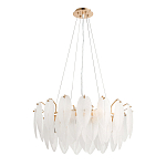 Люстра Mont Saint-Michel Золотая с Рельефным Стеклом варинант исполнения - 3 | Loft Concept в Орле