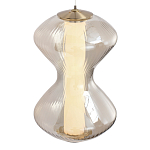 Бра светодиодное с стеклянным волнообразным плафоном Amphora of Light варинант исполнения - 4 | Loft Concept в Орле