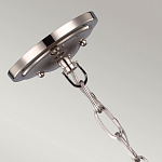 Подвесной светильник со стальным плафоном и белым матовым стеклянным шаром Feiss варинант исполнения - 3 | Loft Concept в Орле