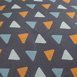 Постельное белье из сатина с принтом треугольники 150х200 см Triangular Dreams варинант исполнения - 3 | Loft Concept в Орле