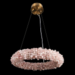 Люстра кольцевая с частичками натурального горного хрусталя Crystal Shimmer варинант исполнения - 3 | Loft Concept в Орле