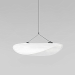 Подвесной светильник с белым тканевым плафоном в форме облака Crystal Cloud Junction варинант исполнения - 6 | Loft Concept в Орле