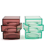 Стол журнальный в форме кубов Acrylic Furniture Lumina Mint Breeze варинант исполнения - 5 | Loft Concept в Орле