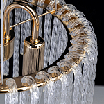 Люстра с подвесными рифлеными стеклянными трубками Nembus варинант исполнения - 19 | Loft Concept в Орле