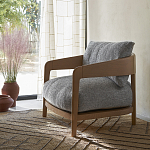 Кресло с каркасом из массива ясеня Deniaud Ash Grey Armchair варинант исполнения - 13 | Loft Concept в Орле