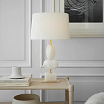 Настольная лампа на фигурном мраморном основании Conundrum варинант исполнения - 2 | Loft Concept в Орле