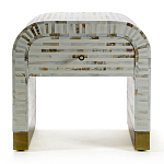 Тумбочка прикроватная Amo Bone Inlay Bedside Almond варинант исполнения - 1 | Loft Concept в Орле