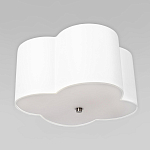 Потолочный светильник с белым волнистым плафоном из ткани Vitorino варинант исполнения - 3 | Loft Concept в Орле