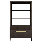 Стеллаж Primo с ящиками Темный орех варинант исполнения - 8 | Loft Concept в Орле