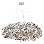 Люстра подвесная круглая с многочисленными металлическими круглыми элементами Terzani Argent варинант исполнения - 3 | Loft Concept в Орле
