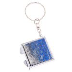 Зеркало брелок складное двухстороннее из натурального камня Лазурит Stone Mirrors варинант исполнения - 5 | Loft Concept в Орле