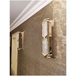 Бра прямоугольное с текстурным природным рисунком IceFlame варинант исполнения - 6 | Loft Concept в Орле