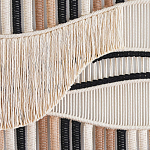 Художественный Гобелен из нитей Макраме Dunes Wall Art варинант исполнения - 2 | Loft Concept в Орле