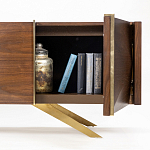 ТВ-тумба в цвете американский орех Introduce варинант исполнения - 3 | Loft Concept в Орле