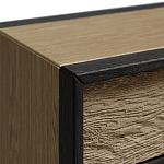 Комод 4 ящика с подсветкой на рельефном фасаде Warm Industrial варинант исполнения - 4 | Loft Concept в Орле