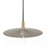 Подвесной светильник круглый в сочетании дерева и металла Space варинант исполнения - 3 | Loft Concept в Орле