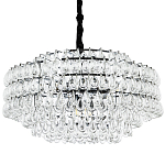 Люстра с хрустальными подвесками в виде капель Antoine Crystal Drops Chrome Chandelier 16 варинант исполнения - 1 | Loft Concept в Орле