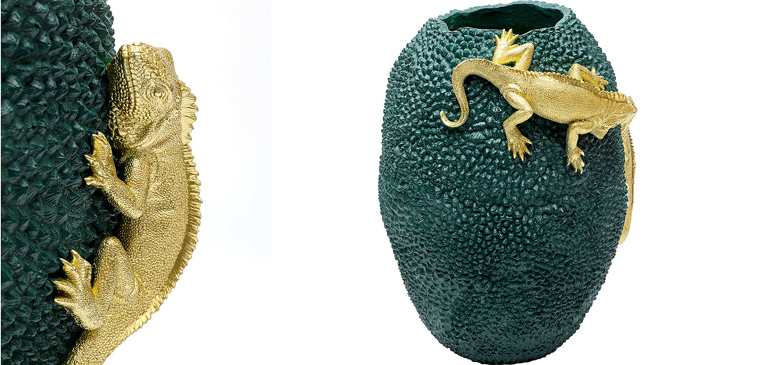 Ваза Two Lizards and green fruit Ваза Two Lizards and green fruit - Loft-Concept в Орле