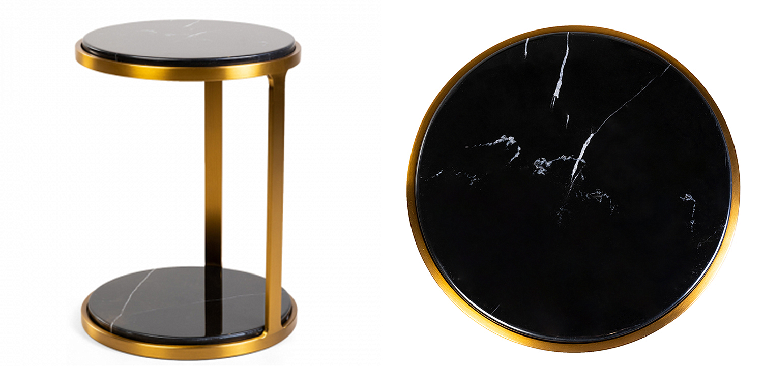 Приставной стол Viorel Marble Side Table Приставной стол Viorel Marble Side Table - Loft-Concept в Орле