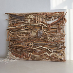 Большая Абстрактное Панно из веток и нитей Dryad Wall Art варинант исполнения - 4 | Loft Concept в Орле