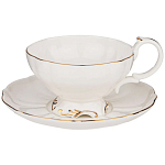 Чайный набор  белого цвета из фарфора на 6 персон 12 предметов Shine Porcelain варинант исполнения - 1 | Loft Concept в Орле