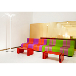 Дизайнерское кресло зеленое Poltronova Sofo Verosa Green Pink Armchair варинант исполнения - 18 | Loft Concept в Орле