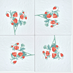 Плитка с узором Земляника варинант исполнения - 1 | Loft Concept в Орле