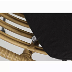 Стул круглый с ротанговым плетением Round Wicker Stool варинант исполнения - 6 | Loft Concept в Орле