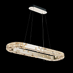 Люстра овальная с мозаичным хрустальным оформлением Sparks of Crystal варинант исполнения - 1 | Loft Concept в Орле