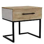 Тумба прикроватная с ящиком в стиле лофт Urban Style Space 2 варинант исполнения - 1 | Loft Concept в Орле