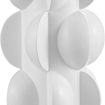 Настольная лампа белая с тканевым абажуром в форме цилиндра Morphing варинант исполнения - 1 | Loft Concept в Орле