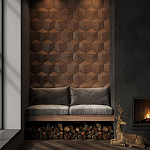 Гипсовая 3D панель с принтографией PM-30 варинант исполнения - 4 | Loft Concept в Орле