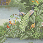 Обои ручная роспись Le Brésil Eden варинант исполнения - 1 | Loft Concept в Орле