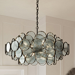 Люстра с каскадом из круглых стеклянных дисков Small Round Sequins варинант исполнения - 5 | Loft Concept в Орле