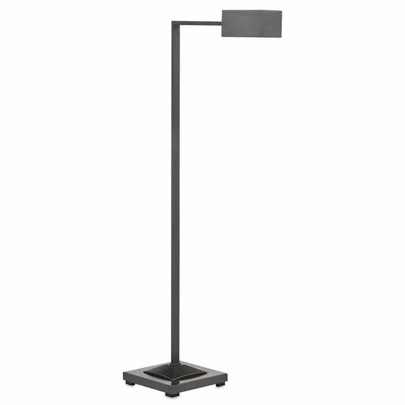 Торшер с прямоугольным абажуром Favorite Floor lamp Никель Латунь Темная бронза Торшер с прямоугольным абажуром Favorite Floor lamp Никель Латунь Темная бронза в Орле | Loft Concept