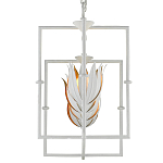 Люстра белая прямоугольная с абажурами в виде цветков тюльпана White Tulips варинант исполнения - 4 | Loft Concept в Орле