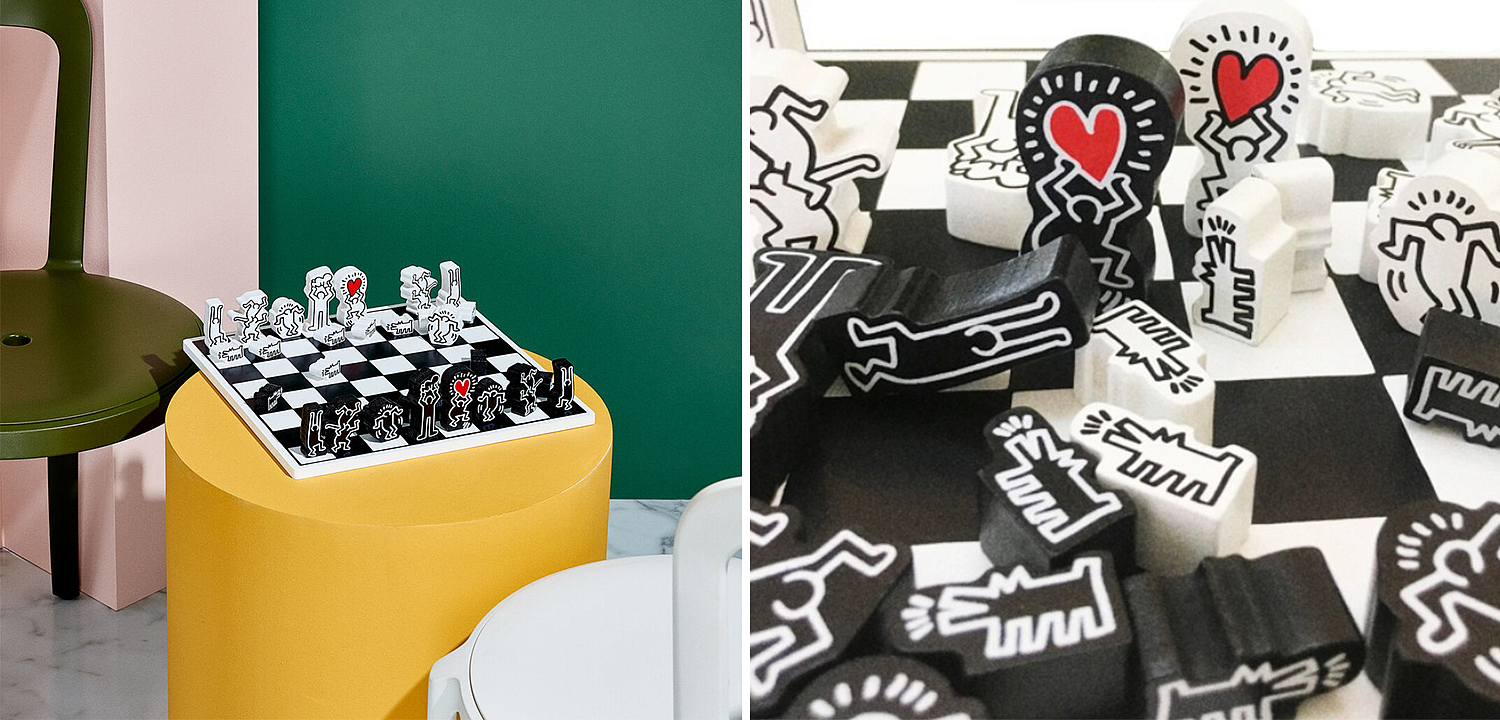 Деревянный шахматный набор Keith Haring Chess Set Деревянный шахматный набор Keith Haring Chess Set - Loft-Concept в Орле