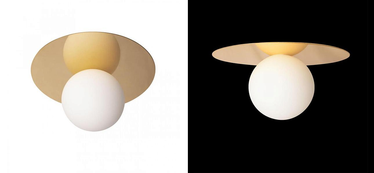 Светильник потолочный MATISSE Gold 25 см Светильник потолочный MATISSE Gold 25 см - Loft-Concept в Орле