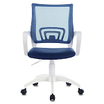 Офисное кресло с основанием из белого пластика Desk chairs Blue варинант исполнения - 4 | Loft Concept в Орле