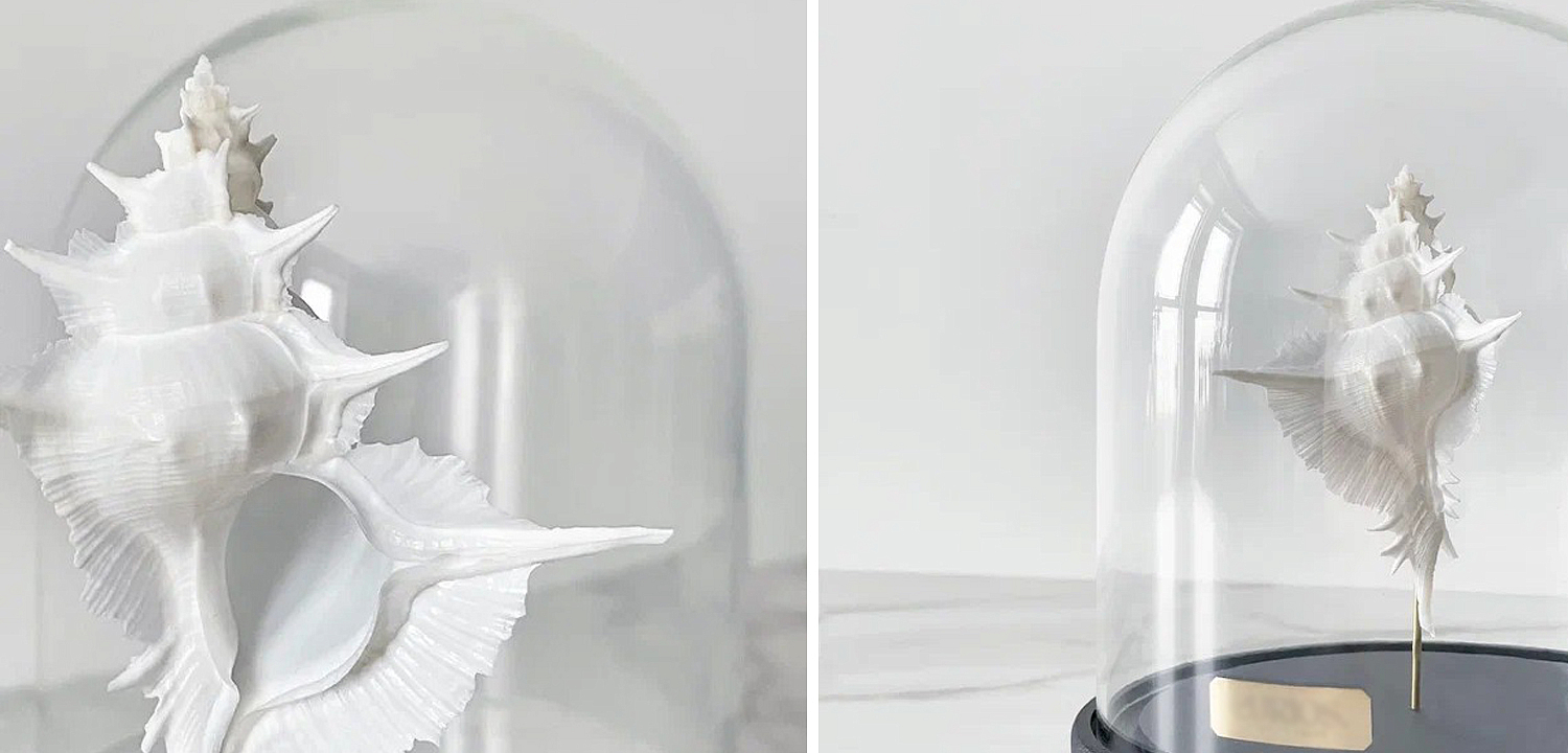 Статуэтка Murex Alabaster Glass Cloche Статуэтка Murex Alabaster Glass Cloche - Loft-Concept в Орле