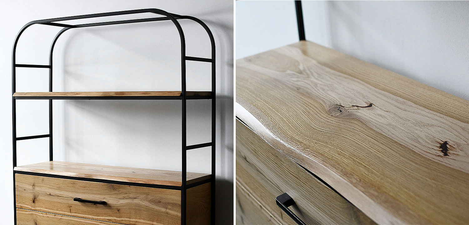 Стеллаж Glenn Industrial Metal Rust Two Drawers Rack Стеллаж Glenn Industrial Metal Rust Two Drawers Rack - Loft-Concept в Орле
