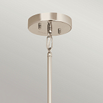 Подвесной светильник с рифленым стеклянным плафоном в форме шара Kichler варинант исполнения - 8 | Loft Concept в Орле