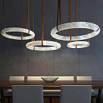 Люстра в форме обруча из натурального камня Minerals of Light варинант исполнения - 7 | Loft Concept в Орле