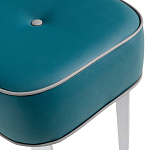 Квадратный мягкий пуф на белых ножках Winton Pouf Square варинант исполнения - 14 | Loft Concept в Орле