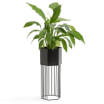 Кашпо Elevated Planters Сlive 59 черное  варинант исполнения - 3 | Loft Concept в Орле