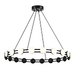 Люстра кольцевая с круглыми светодиодными источниками света Maxine Light варинант исполнения - 1 | Loft Concept в Орле