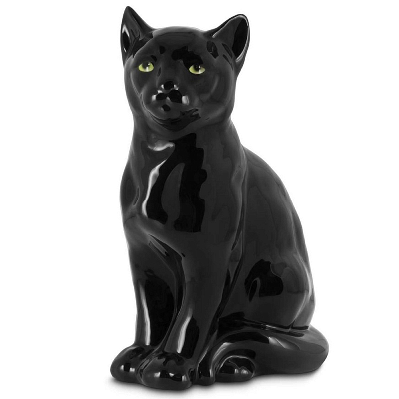 Статуэтка Cat Bisc. Черный Розовый Зеленый Статуэтка Cat Bisc. Черный Розовый Зеленый в Орле | Loft Concept