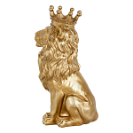 Статуэтка лев с детализированной гривой и изящной короной Lion Crown  варинант исполнения - 2 | Loft Concept в Орле