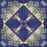 Плитка дизайнерская с узором Мангалоры варинант исполнения - 2 | Loft Concept в Орле