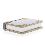 Шкатулка в виде книги из натурального камня змеевик Stone Casket варинант исполнения - 4 | Loft Concept в Орле